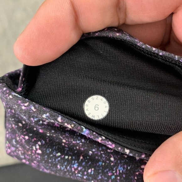 Lululemon Train Times 7/8 Pants Womens 6 Crystalline Black Leggings Yoga Gym 22” - Picture 11 of 14